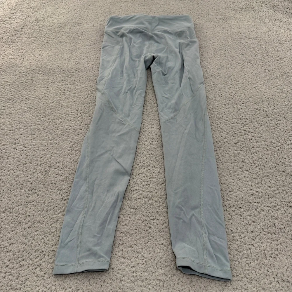 Athleta Girl High Rise Stash Your Treasures Tight Leggings Sage Green XXL 16